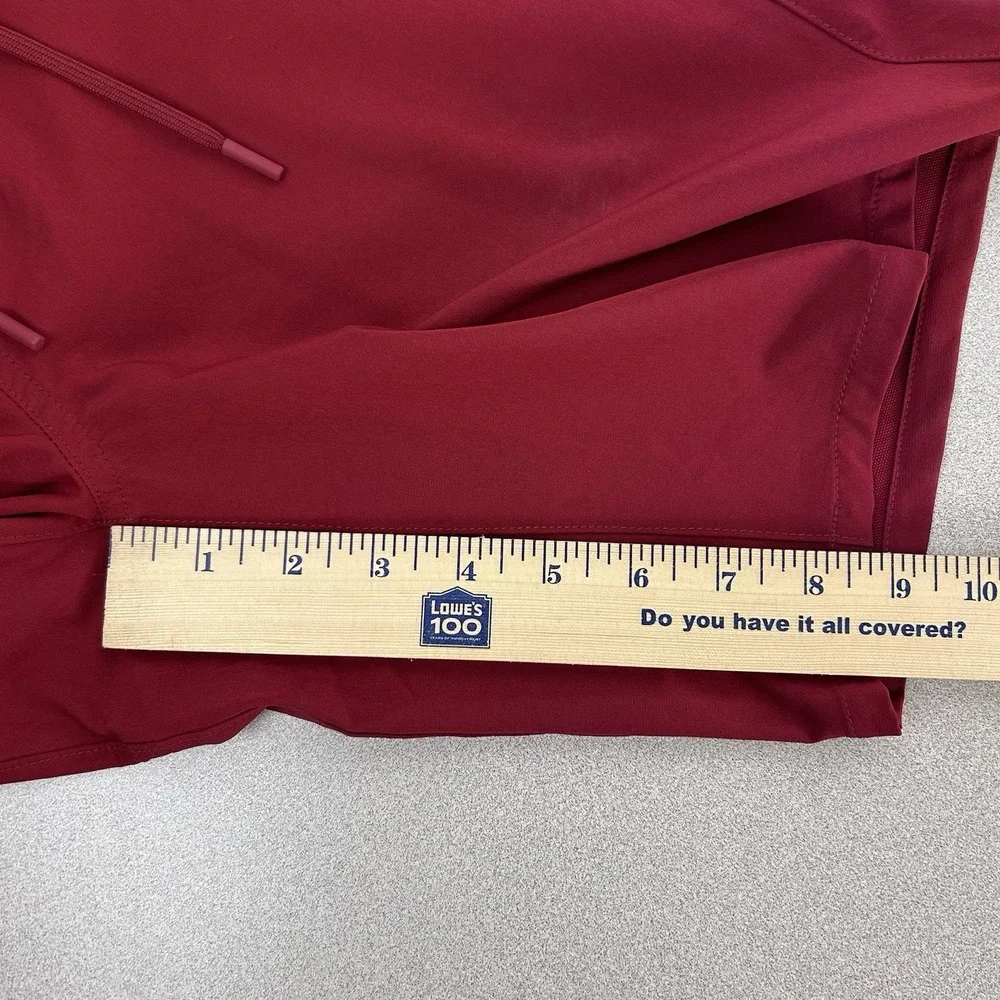 Ten Thousand Foundation Shorts Men's Small Red Unlined Elastic Waist 8.5